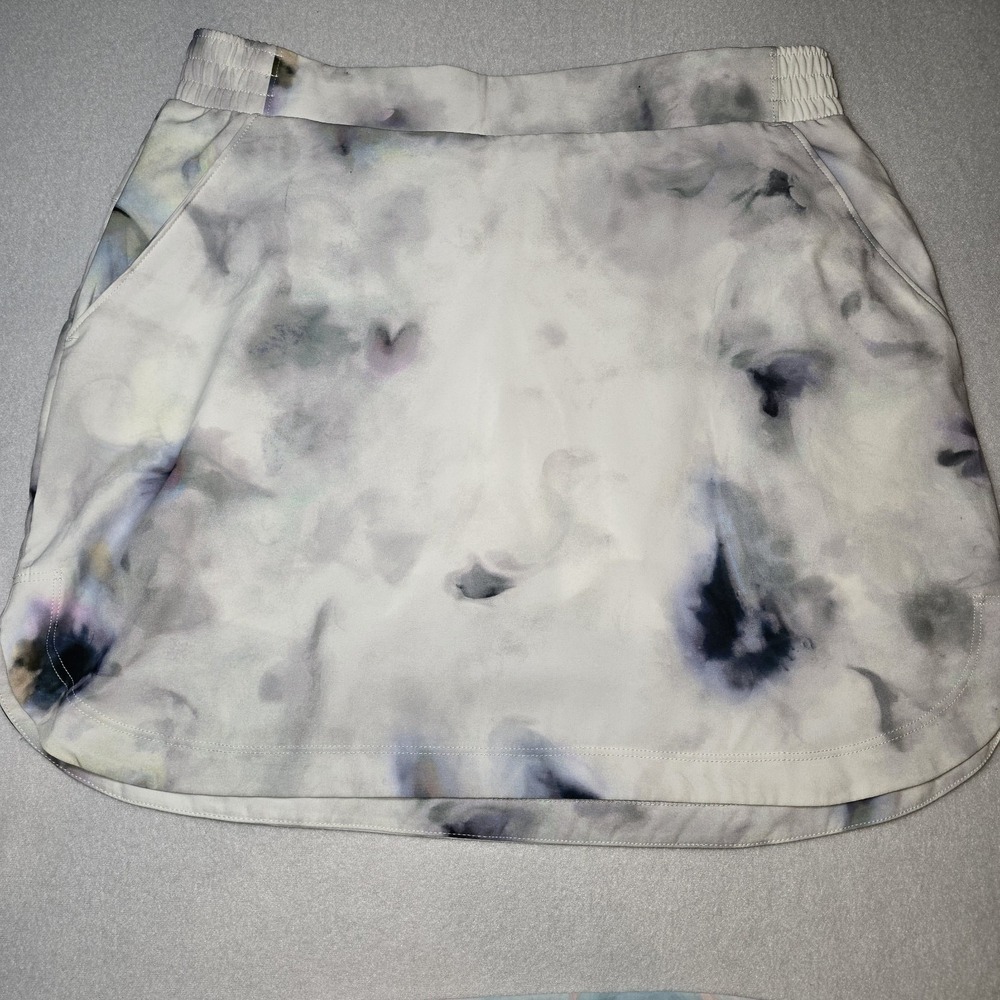 NWT‎ CALIA Women's 16" Birdie Golf Skort Lake Reflection Tie Dye Activewear
